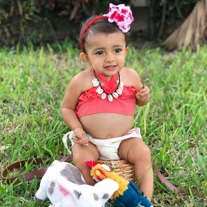Costumes Baby Moana Outfitcostume With Necklace Poshmark Costumes Baby Moana Outfitcostume With Necklace Poshmark
